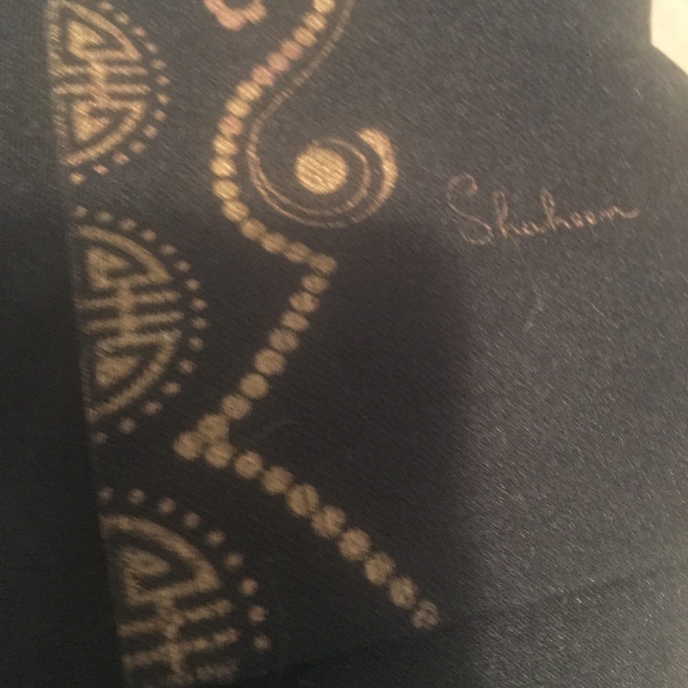 Alfred Shaheen 70s black maxi dress cheongsam mandarin neck size m - Picture 11 of 11